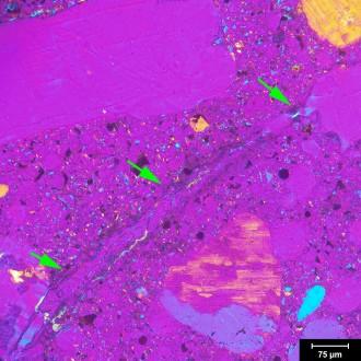 Images like this show how concrete petrography remains the gold standard in the recognition of alkali silica reaction in concrete.